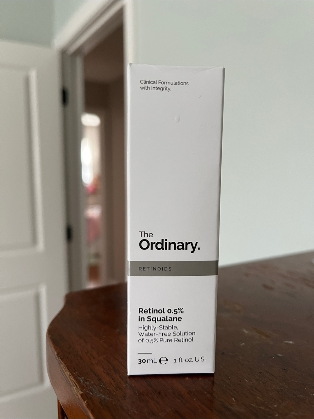 The Ordinary White and Gray Retinol 0.5% in Squalane Serum